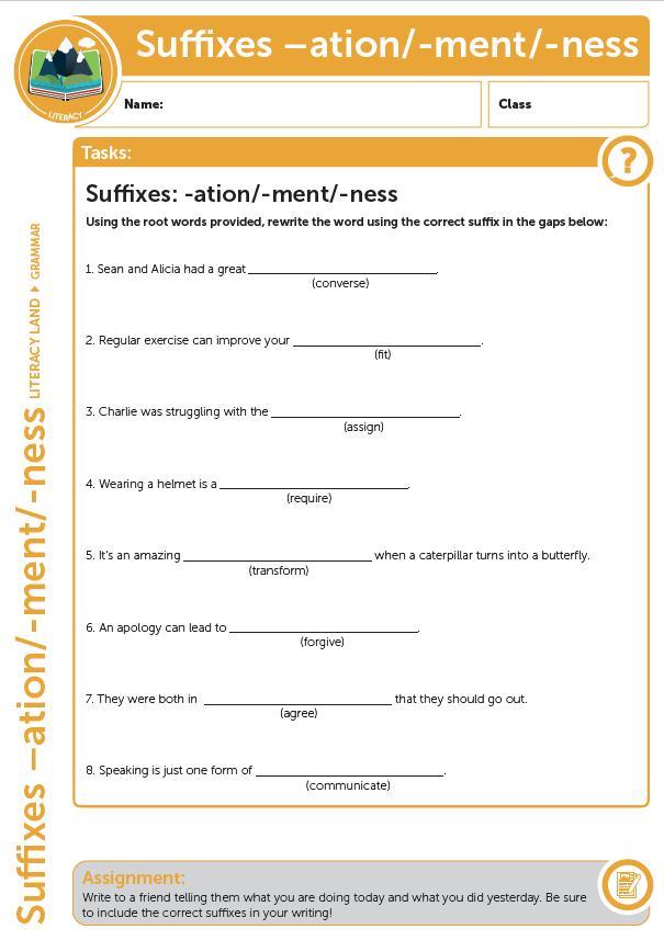 Worksheet 1