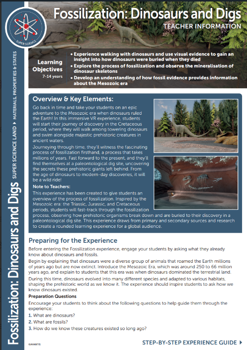 Teacher Experience Guide